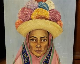 "Senorita" Orig. Oil, signed