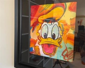 Donald Duck by Peter Max with certificate