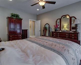 Armoire and dresser.