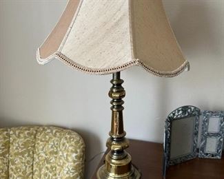 brass lamp