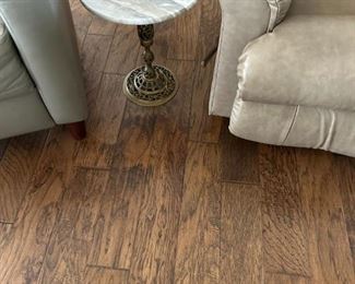 Small marble top table.