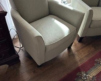 Matching accent chairs.