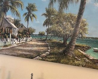 Tripp Harrison Signed,Numbered Artist Proof Coastal Canvas Art