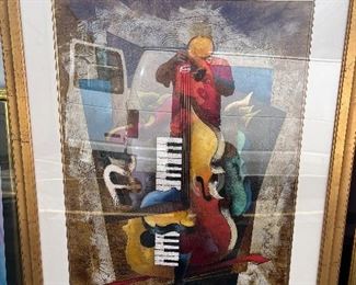 Framed Musical Art Print