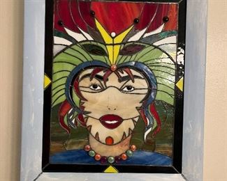 Handmade Lighted Stained Glass Box