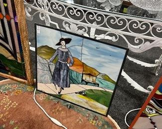 Stained Glass Lighted Panel Window