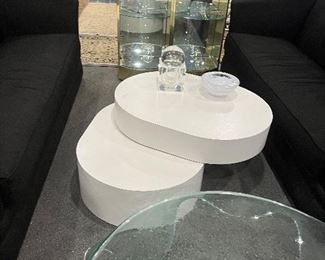 Vintage Two Piece Swivel Table