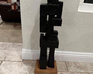 Abstract Modern Horn Player by Austin Productions