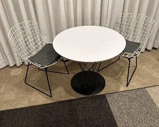 Knoll Noguchi Cyclone Table and Matching Bertoia Chairs for Children Set