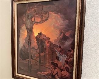 Israeli Martyrs John Pitre giclee canvas print framed picture 25×32