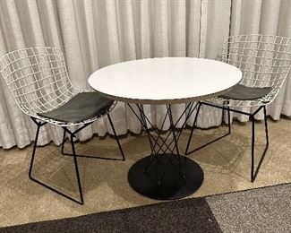 Knoll Noguchi Cyclone Table and Matching Bertoia Chairs for Children Set