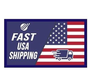 fast usa white background