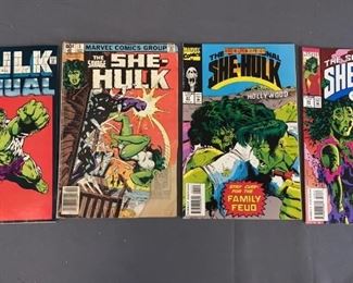 Hulk and she Hulk Comic Books