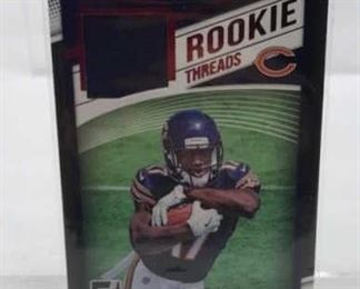 Rookie threads Football Card