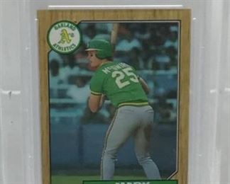 Graded Mark McGwuire Baseball Card