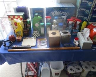 CLEANING SUPPLIES AND HOUSEHOLD