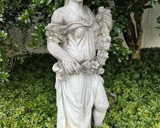 Spring Season Concrete Statue by Artistic Statues 1975 - 60" Tall