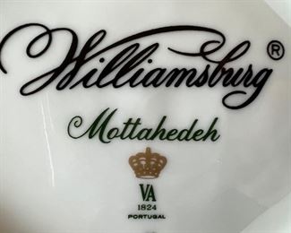 Mottahedeh Vista Alegre 1824 Williamsburg Birds Shell Dish 8”