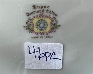 Super Diamond porcelain China (46pc)