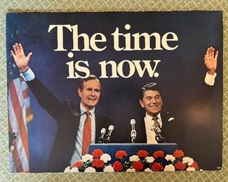 "The Time is Now" campaign poster