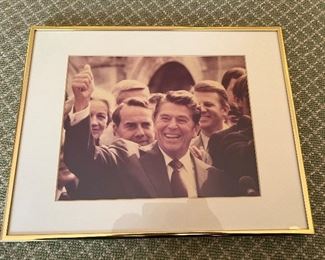 Ronald Reagan & Bob Dole photograph