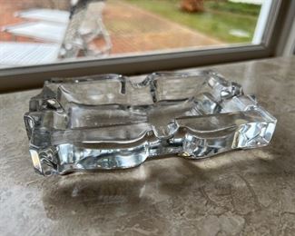 Baccarat crystal ashtray