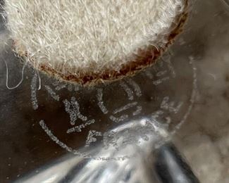 Baccarat crystal ashtray