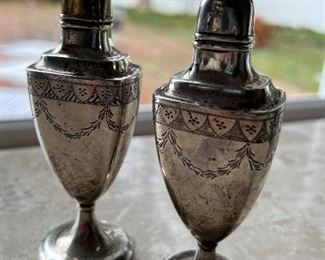 Sterling Silver salt & pepper shakers