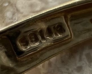 14KT Gold heart shaped pendant