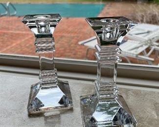 Marquis by Waterford crystal candle holders