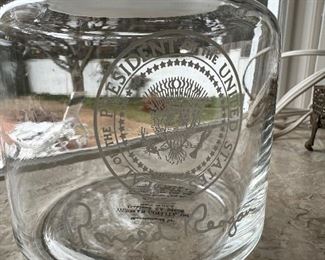 Presidential Seal with Ronald Reagan signature jelly bean jars (3)