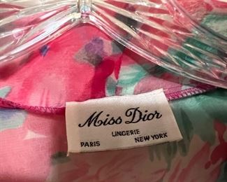 Vintage Miss Dior lingerie