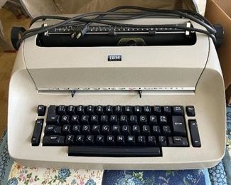 Vintage IBM Electric Typewriter in Original Case