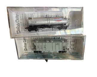 A couple of the many Kadee HO Scale Train Cars