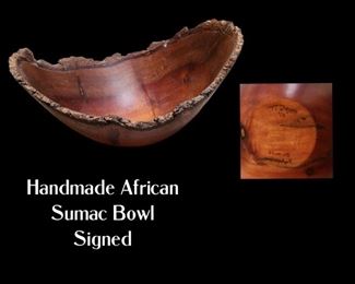 African Sumac bowl