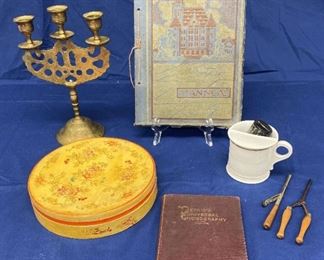 1920 Yearbook , Antique Curling Irons And More