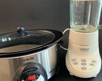 Crock Pot And Cuisinart Blender