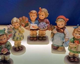 Five Hummel Figurines
