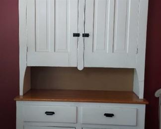 Painted Hutch Cabinet