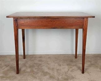 Rustic Table With Drawer