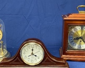 Three Mantel Clocks