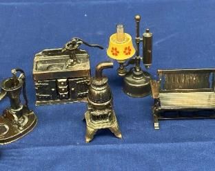 Vintage Durham Industries Die Cast Dollhouse Miniatures