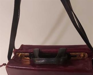 Vintage Italian Cesare Piccini Leather Handbag