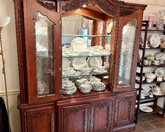 This truly is a Magnificent Display Cabinet by Drexel Heritage. Come see for yourself...it's beautiful!!