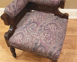 Antique Victorian Eastlake Corner Chair