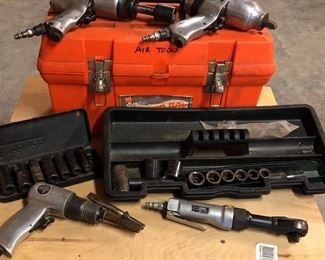 Tool Box with Air Tools