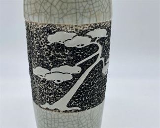 Chinese Style Crackle Glazed Tree Vase