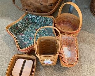 many Longaberger baskets