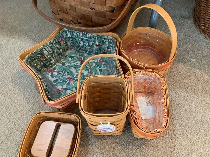 many Longaberger baskets