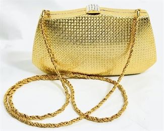 Cul De Sac Italian Gold Metallic Handbag